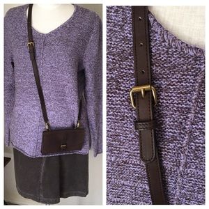 Eddie Bauer Leather Crossbody Organizer